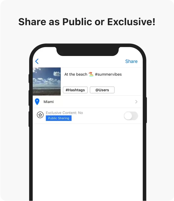 Customize your post